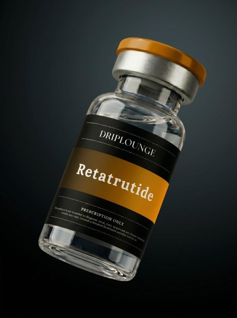 Retatrutide investigational weight loss medication vial